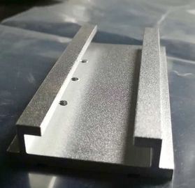 Sandblasted Aluminium Extrusion Profiles Extruded Aluminum Parts With Machining Holes
