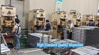 Línea de producción completa, inspección de calidad de alto nivel.