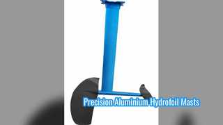 Mástil de hidroala de aluminio personalizado diseñado con precisión