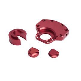 Red Anodized Aluminum CNC Machining Parts Center Milling Machining Parts