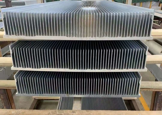 Anodized Aluminum Heat Sink Profiles Alloy Extrusion Perforated 6063-T5