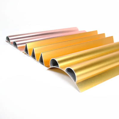 Manufacturing exterior aluminum cladding metal wall cladding for facades wave decorative aluminum profile