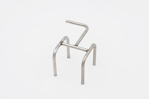 Custom Carbon Dioxide Arc CNC Machining Parts Metal Welding Pipe with Silver Anodized