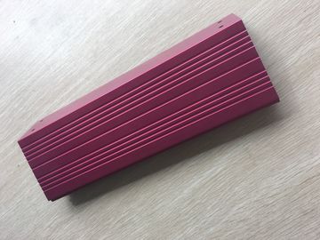 Pink Anodized Standard Aluminum Extrusion Profiles With Cnc Drilling And Tapping