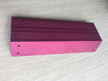 Pink Anodized Standard Aluminum Extrusion Profiles With Cnc Drilling And Tapping