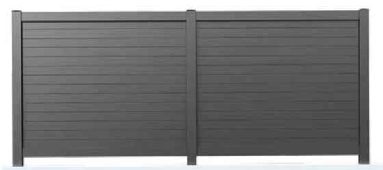 Powder Coating 6063 Modern Aluminum Garden Privacy Fence Panels Profiles for Outdoor Landscaping