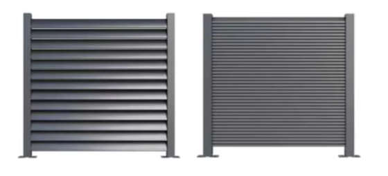 Powder Coating 6063 Modern Aluminum Garden Privacy Fence Panels Profiles for Outdoor Landscaping