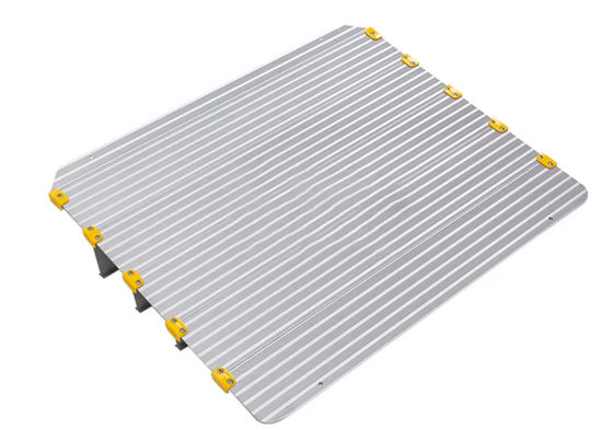 Rampa de entrada de aluminio en oferta, elevación de 4 pulgadas, rampas portátiles ligeras para discapacitados, rampa de umbral