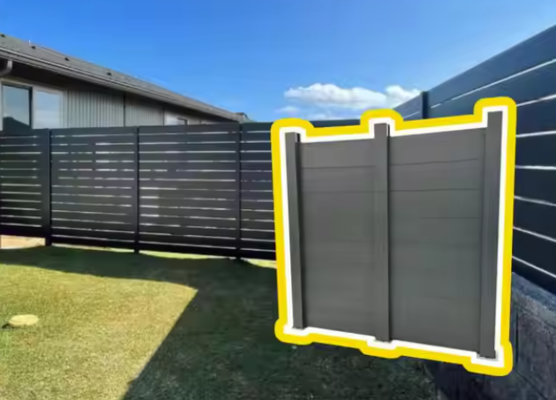 Perfiles de paneles de valla de privacidad de jardín de aluminio moderno 6063 con recubrimiento en polvo para paisajismo exterior